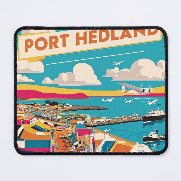 Item preview, Port Hedland Australia Vintage Travel Tourism designed and sold by TravelersGems.