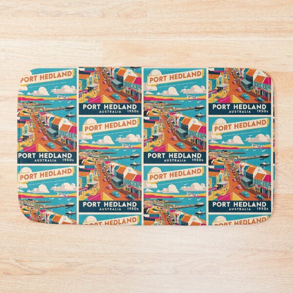 Item preview, Port Hedland Australia Vintage Travel Tourism designed and sold by TravelersGems.