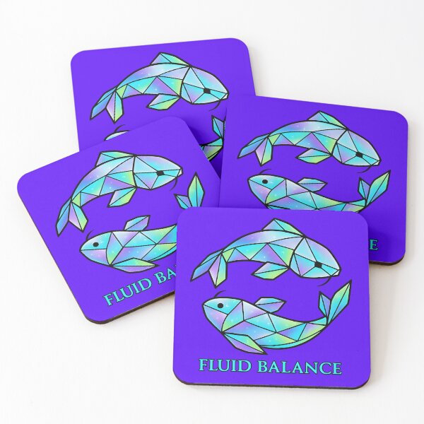 Item preview, Geometric Pisces Fluid Balance Art designed and sold by MysticArtisan.