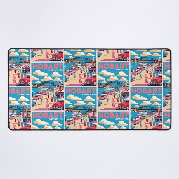 Item preview, Hobart Australia Vintage Travel Tourism designed and sold by TravelersGems.