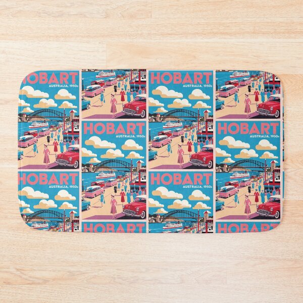 Item preview, Hobart Australia Vintage Travel Tourism designed and sold by TravelersGems.