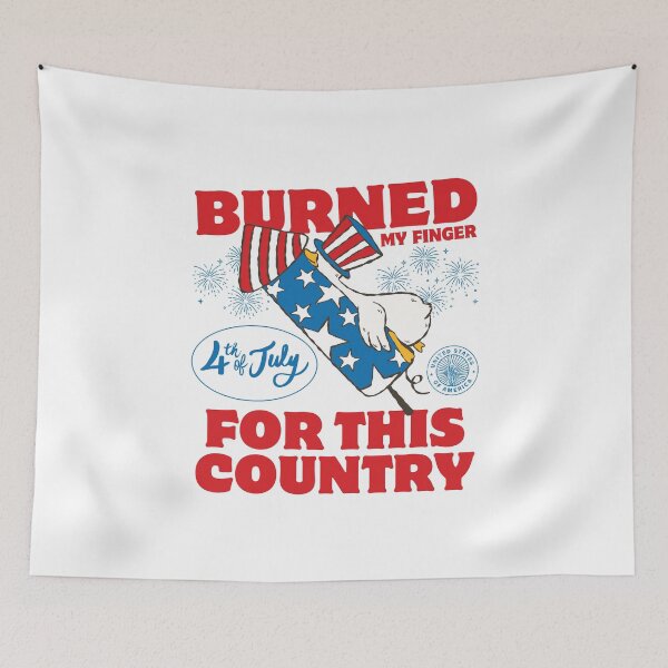 Item preview, Burned my finger for this country designed and sold by Peerless-Prime.