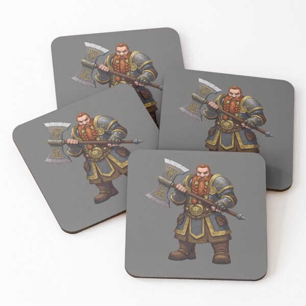 Item preview, Dwarf Warrior with Axe  designed and sold by Crafted Oddities.