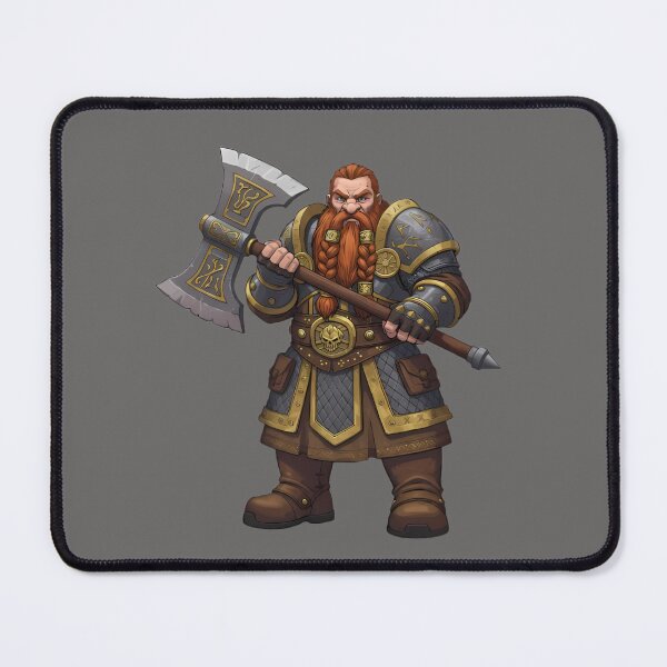 Item preview, Dwarf Warrior with Axe  designed and sold by Crafted Oddities.