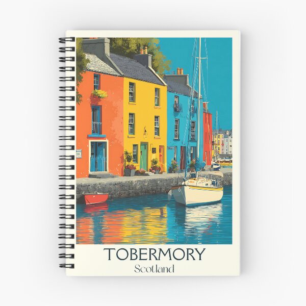 Item preview, Tobermory, Isle of Mull, Scotland Poster | Colourful Harbour Art designed and sold by TuncGK.