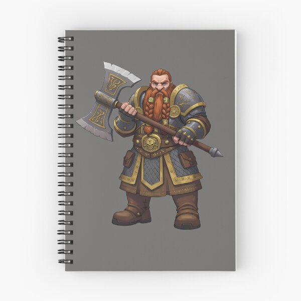Item preview, Dwarf Warrior with Axe  designed and sold by Crafted Oddities.