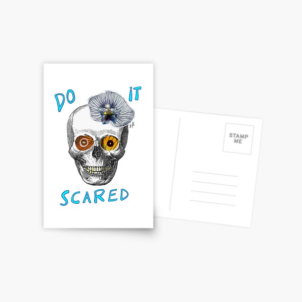 Item preview, Do it scared designed and sold by ZoiKontouArt.
