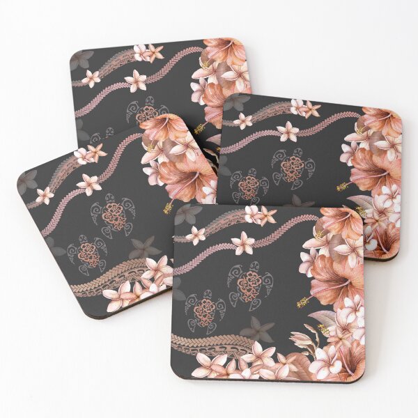 Item preview, Hawaiian Sunset Tapa Fusion designed and sold by J Marielle Designs.
