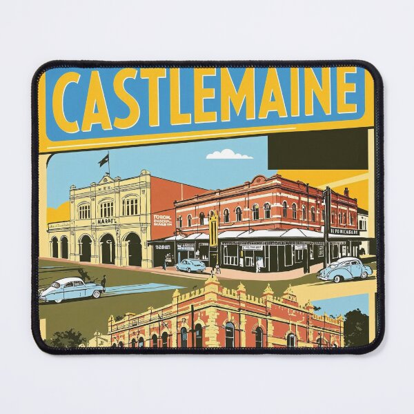 Item preview, Castlemaine Australia Vintage Travel Tourism designed and sold by TravelersGems.