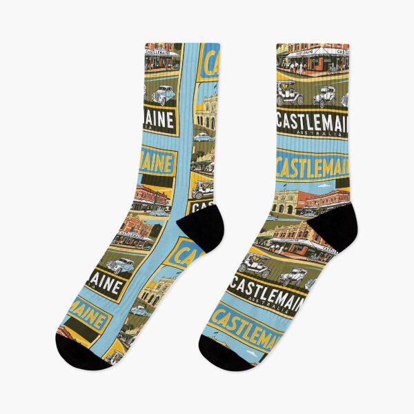 Item preview, Castlemaine Australia Vintage Travel Tourism designed and sold by TravelersGems.
