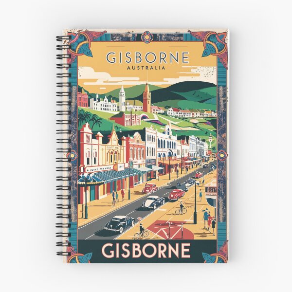 Item preview, Gisborne Australia Vintage Travel Tourism designed and sold by TravelersGems.