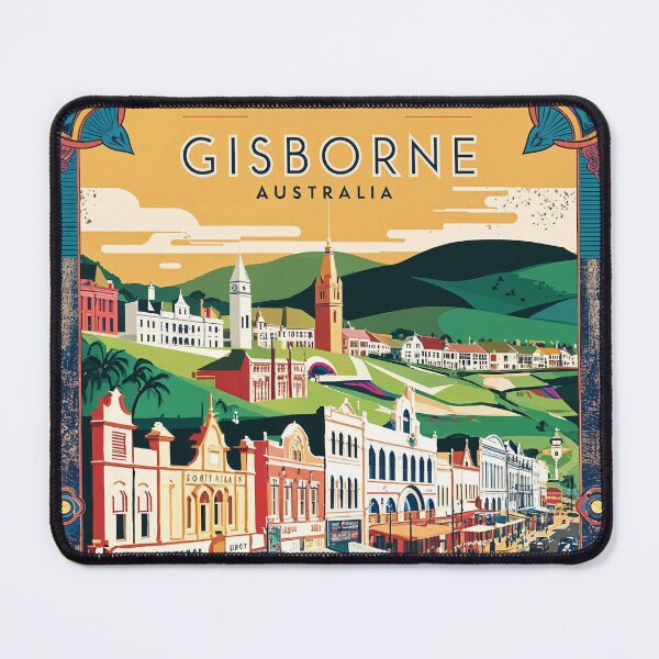 Item preview, Gisborne Australia Vintage Travel Tourism designed and sold by TravelersGems.