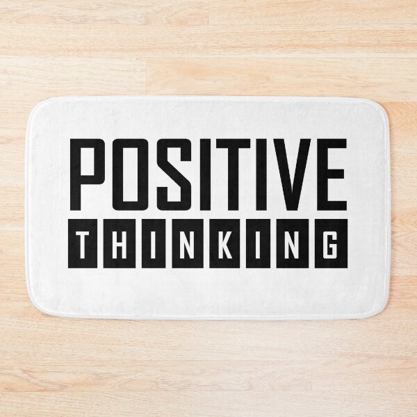Item preview,  Positive Thinking – Uplifting Motivational Quote Design designed and sold by ArtsyExplorer.