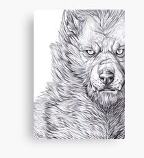 Blindfury (BW) Canvas Print
