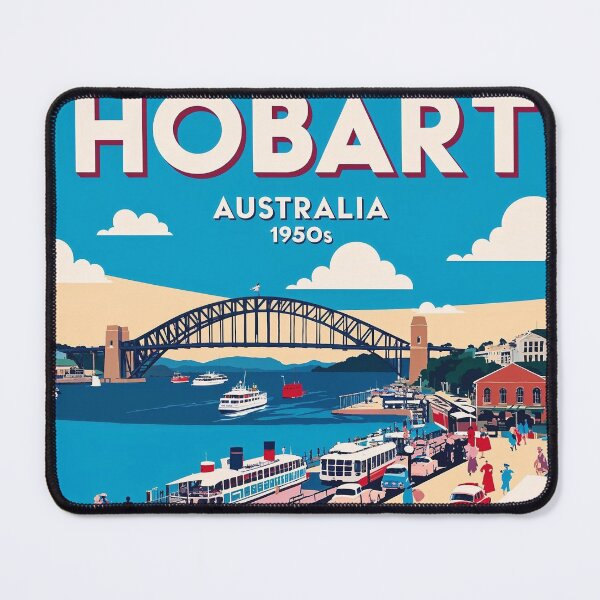 Item preview, Hobart Australia Vintage Travel Tourism 2 designed and sold by TravelersGems.