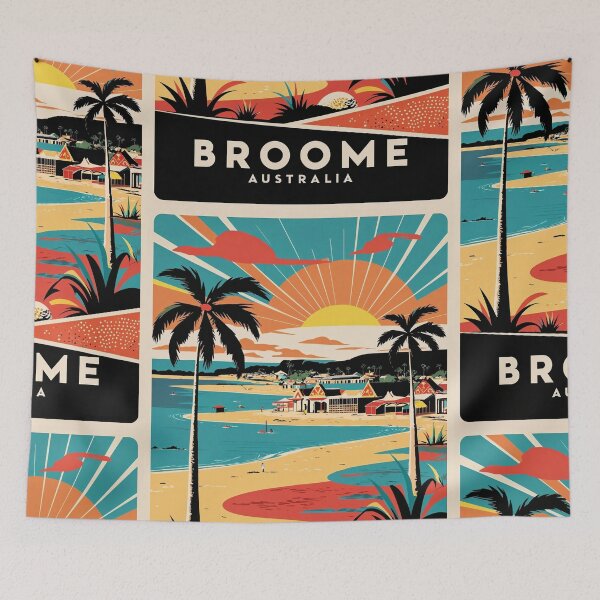 Item preview, Broome Australia Vintage Travel Tourism designed and sold by TravelersGems.