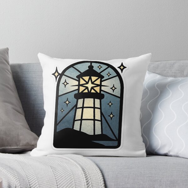 Item preview, Cape Cod Star Beacon - Luminous Lighthouse Sticker designed and sold by AetherLightArt.