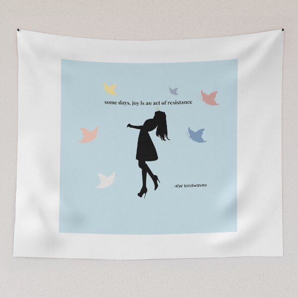 Item preview, Joy as Resistance – LGBTQ Pride Soft Print designed and sold by KWkindwaves.