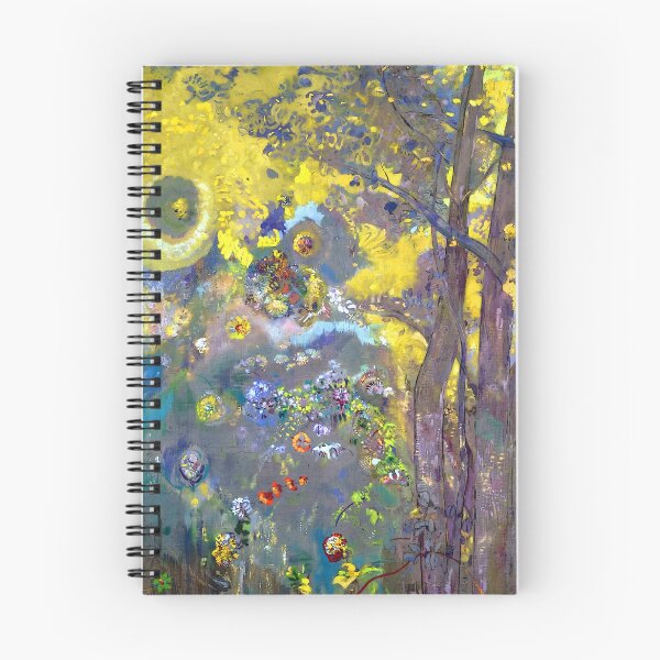 Item preview, Odilon Redon - Trees on a Yellow Background designed and sold by Jon-Baran.