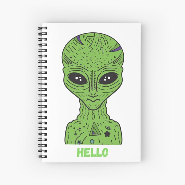 Item preview, Friendly Alien Saying Hello – Cute Cartoon Alien T-Shirt designed and sold by PrincessStudio.