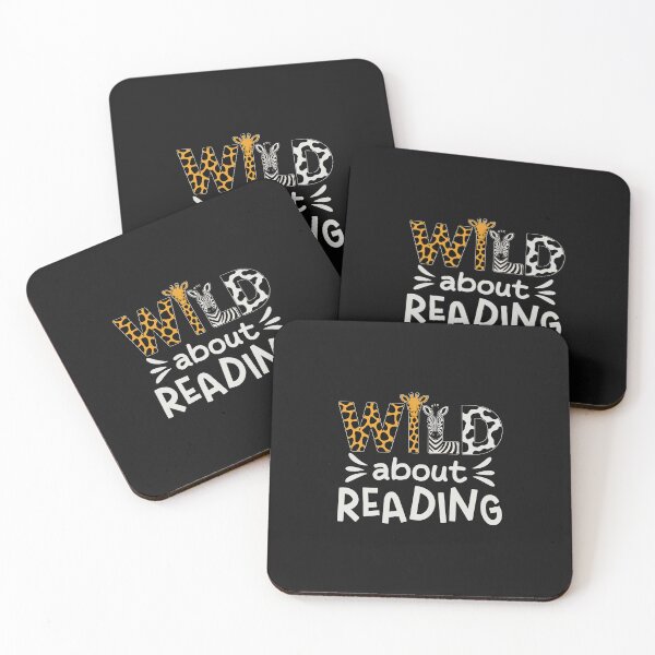 Item preview, Wild About Reading Giraffe Zebra Cow Print Letters  designed and sold by marfanna.