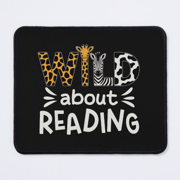 Item preview, Wild About Reading Giraffe Zebra Cow Print Letters designed and sold by marfanna.
