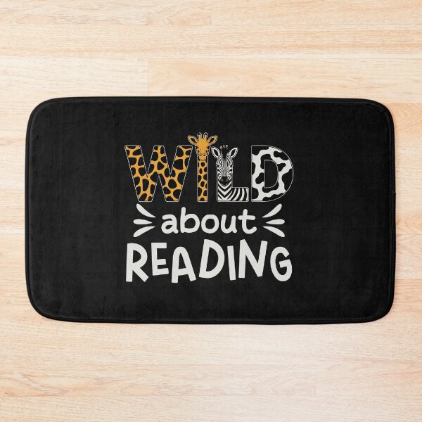 Item preview, Wild About Reading Giraffe Zebra Cow Print Letters  designed and sold by marfanna.