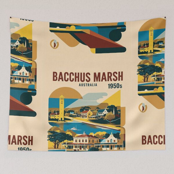 Item preview, Bacchus Marsh Drouin Australia Vintage Travel Tourism 2 designed and sold by TravelersGems.