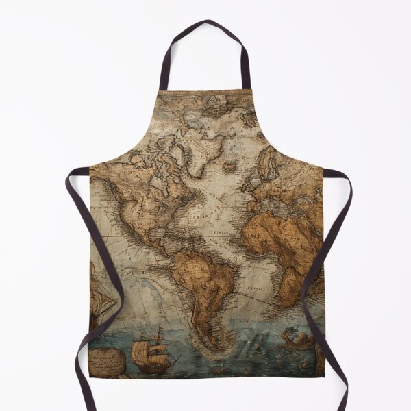 Item preview, Medieval Map Ship Art designed and sold by TheDarkWardrobe.