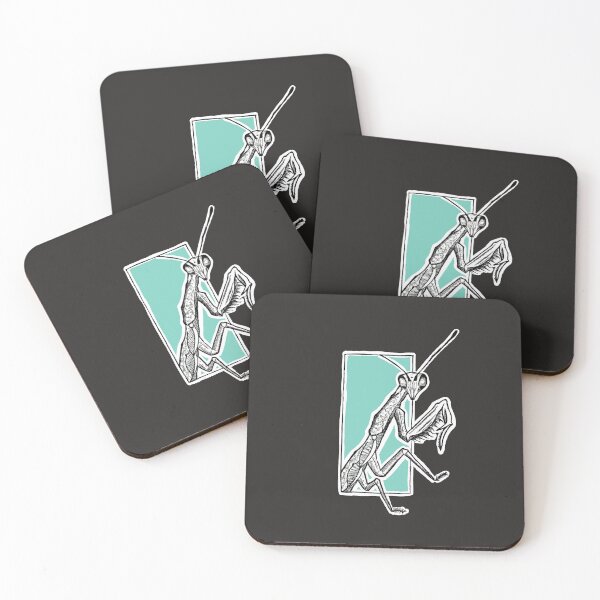 Item preview, praying mantis, stick insects, drawing, illustration  designed and sold by Half Mess.