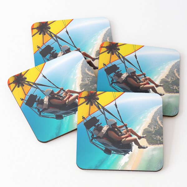 Item preview, Experience the Thrill of Flight Over Paradise; High Above the Waves: Powered Paragliding Adventure designed and sold by Creative-RE.