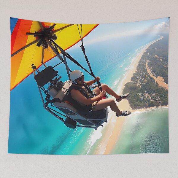Item preview, Experience the Thrill of Flight Over Paradise; High Above the Waves: Powered Paragliding Adventure designed and sold by Creative-RE.