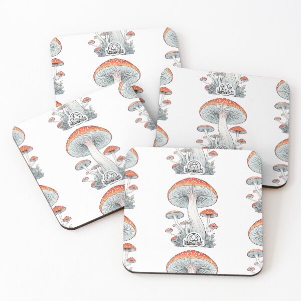 Item preview, Mushroom cluster watercolor design designed and sold by PlaneOfRandom.