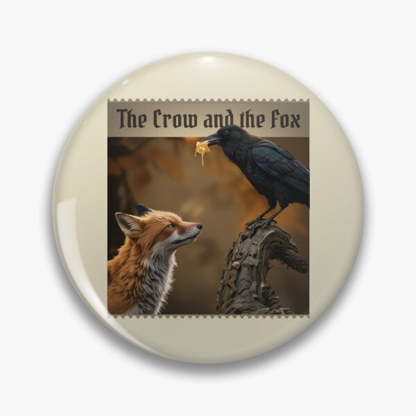 Item preview, Aesop's Fable: Crow and Fox Illustration designed and sold by KiwiRider.