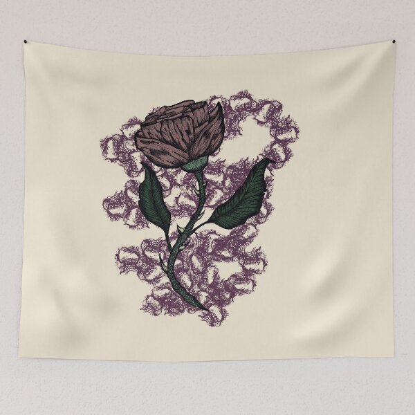 Item preview, sweet rose illustration, love and romance flower, beauty, grace designed and sold by Half Mess.