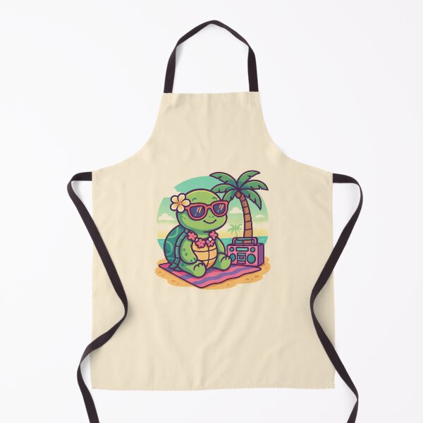 Item preview, Chill Beach Turtle with Boombox designed and sold by Bramble99.