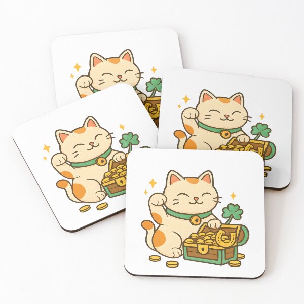 Item preview, Whimsical T-Shirt Featuring Cute Prosperity Cat designed and sold by ENDEVER+.