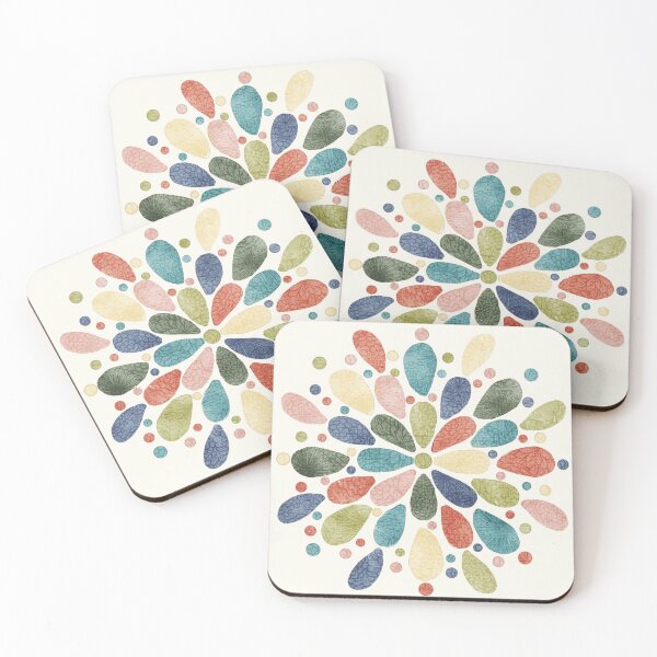 Item preview, Abstract Tear Drop Flowers  designed and sold by SimplyPut.