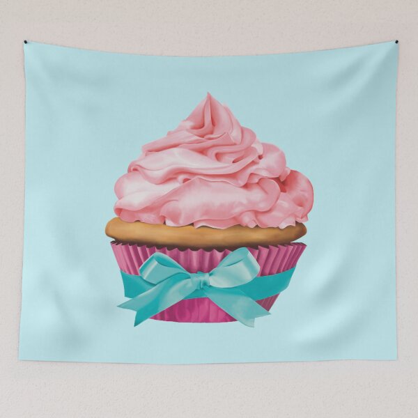 Item preview, AA0114C - Muffin with Pink topping designed and sold by LionsHut.
