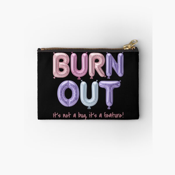 Item preview, Burnout & Capitalism – Socially critical statement design designed and sold by VariousGoodies.