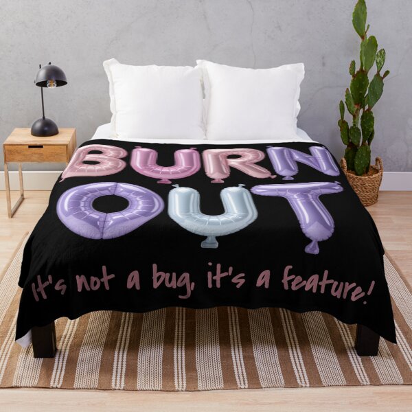Item preview, Burnout & Capitalism – Socially critical statement design designed and sold by VariousGoodies.
