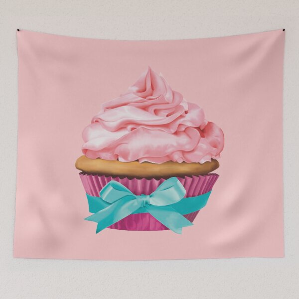 Item preview, AA0114B - Muffin with Pink topping designed and sold by LionsHut.