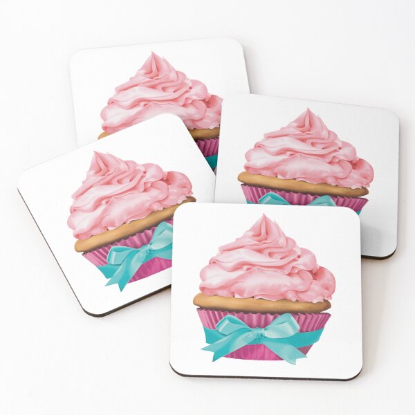 Item preview, Muffin with Pink topping - AA0114A designed and sold by LionsHut.