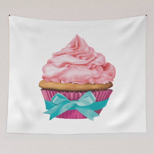 Item preview, AA0114A - Muffin with Pink topping designed and sold by LionsHut.