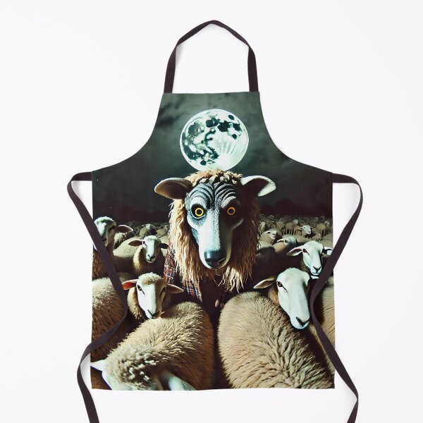 Item preview, The Wolf in Sheep's Clothing – Surreal Night Motif designed and sold by _RudeMango.