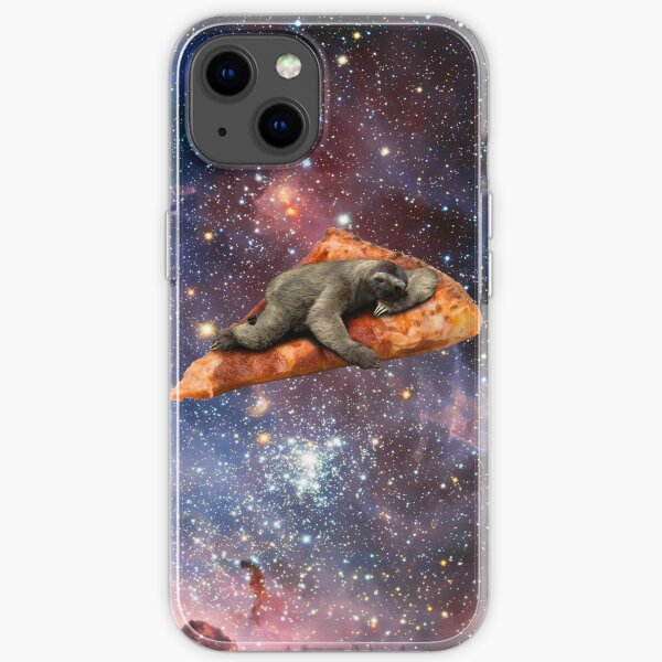 Pizza Sloth In Space iPhone Soft Case
