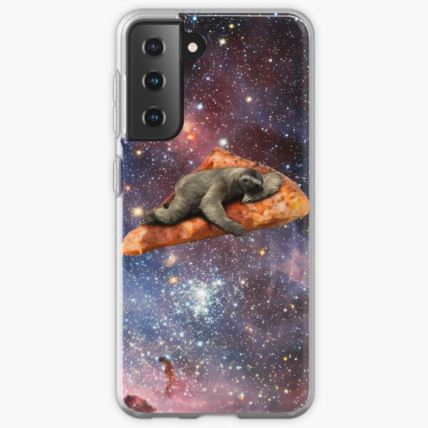 Pizza Sloth In Space Samsung Galaxy Soft Case