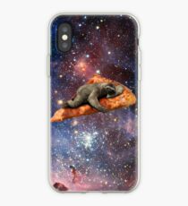 Pizza-Faultier im Raum iPhone-Hülle & Cover