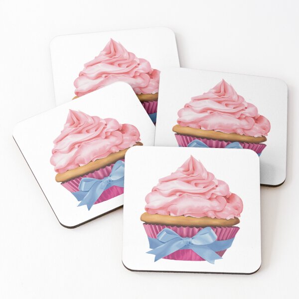 Item preview, AA0115A - Muffin with Pink topping designed and sold by LionsHut.