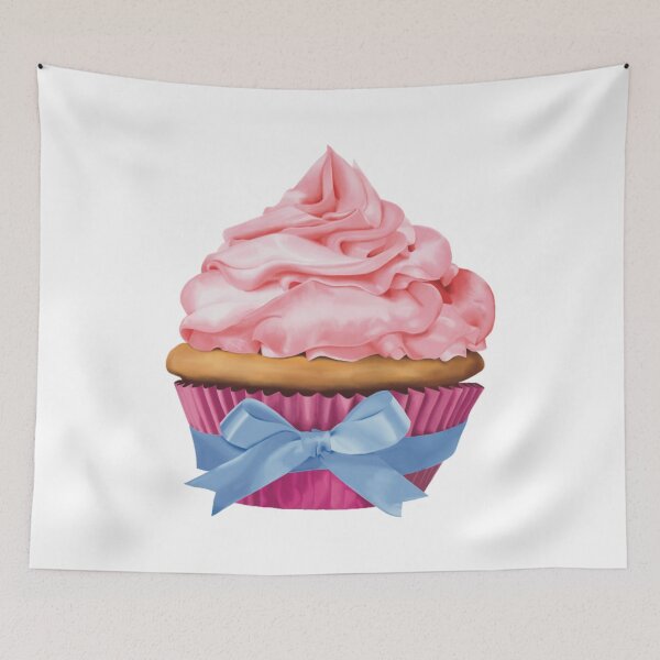 Item preview, AA0115A - Muffin with Pink topping designed and sold by LionsHut.